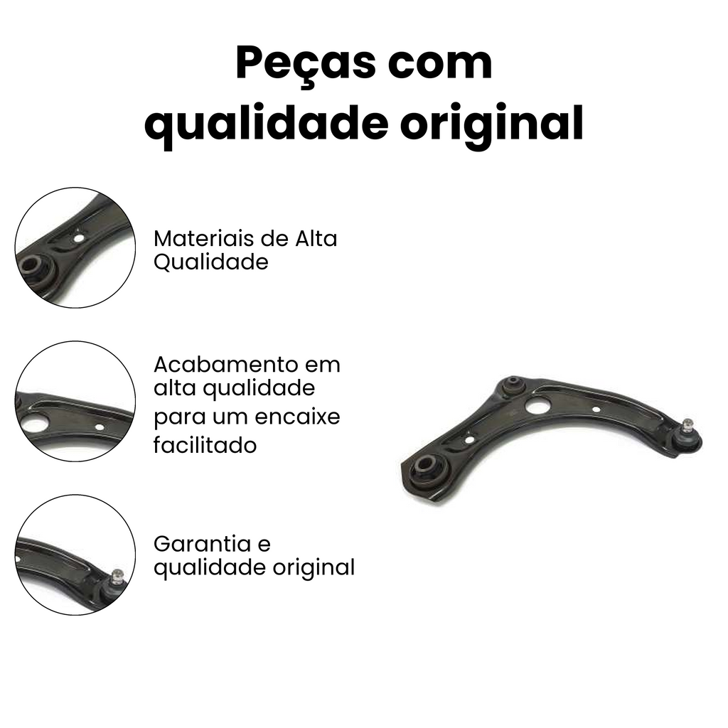 Bandeja de Suspensão Dianteira Direita Inferior March Versa - Imagem 3