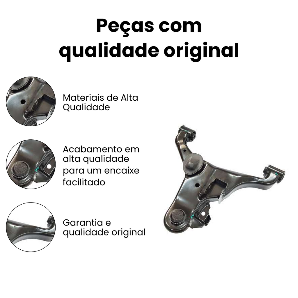 Bandeja Suspensão Dianteira Direita Inferior Nissan Frontier - Imagem 3