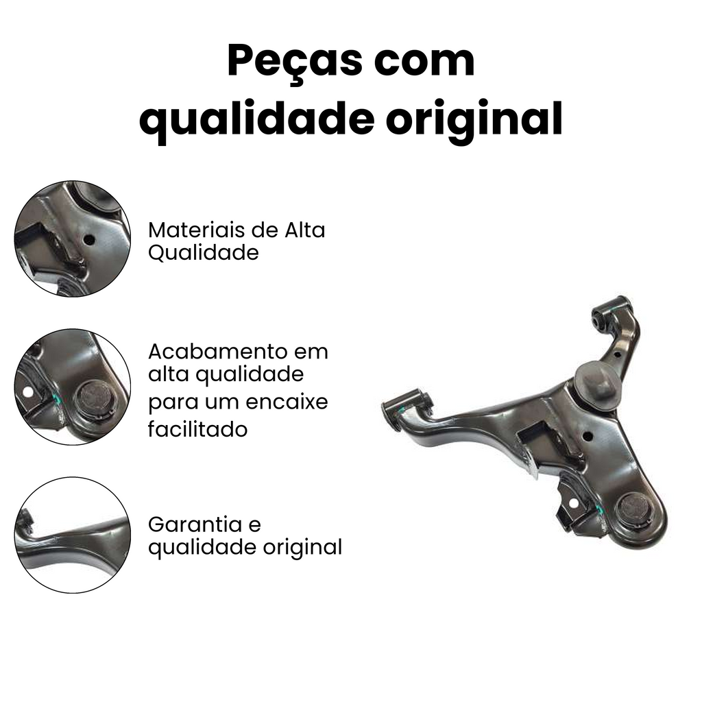 Bandeja Suspensão Dianteira Esquerda Inferior Frontier - Imagem 3