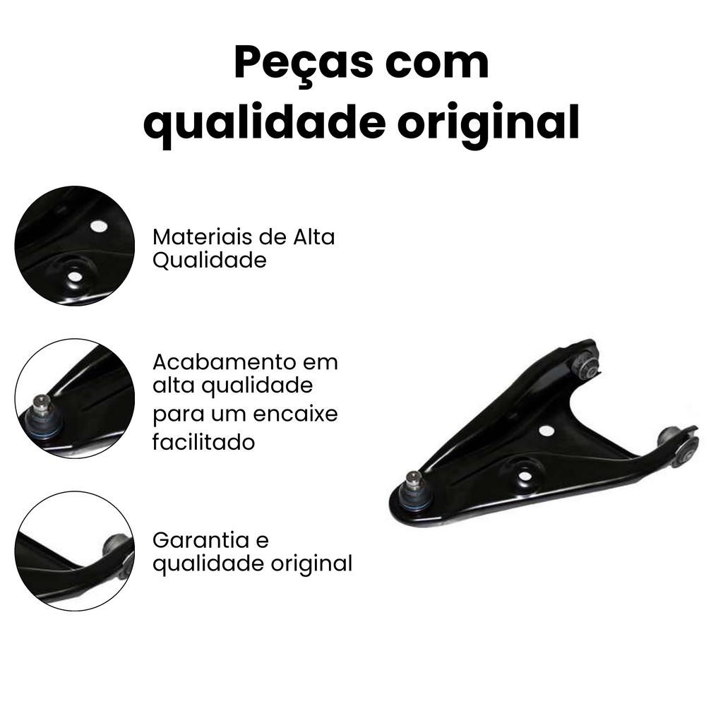 Bandeja Suspensão Dianteira Esquerda Inferior Sandero - Imagem 3