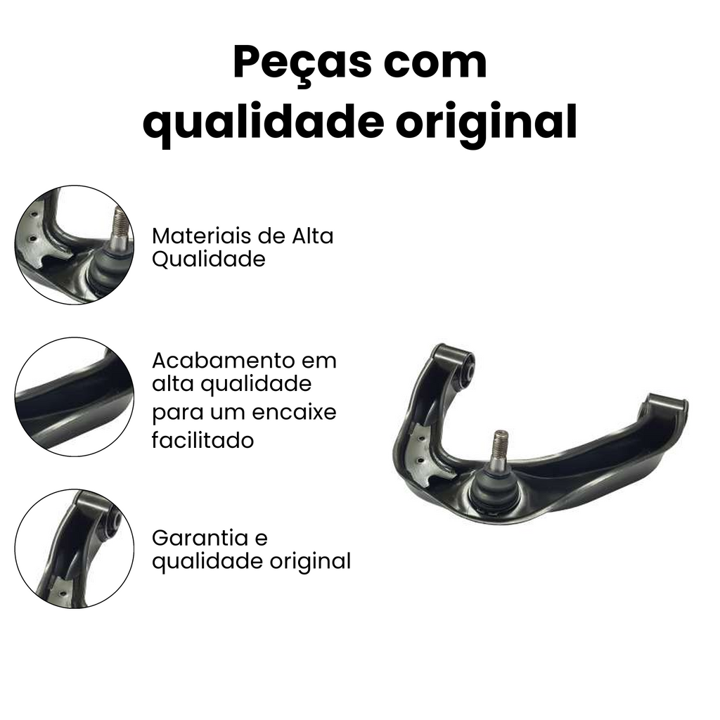 Bandeja Suspensão Dianteira Direita Superior Frontier - Imagem 3