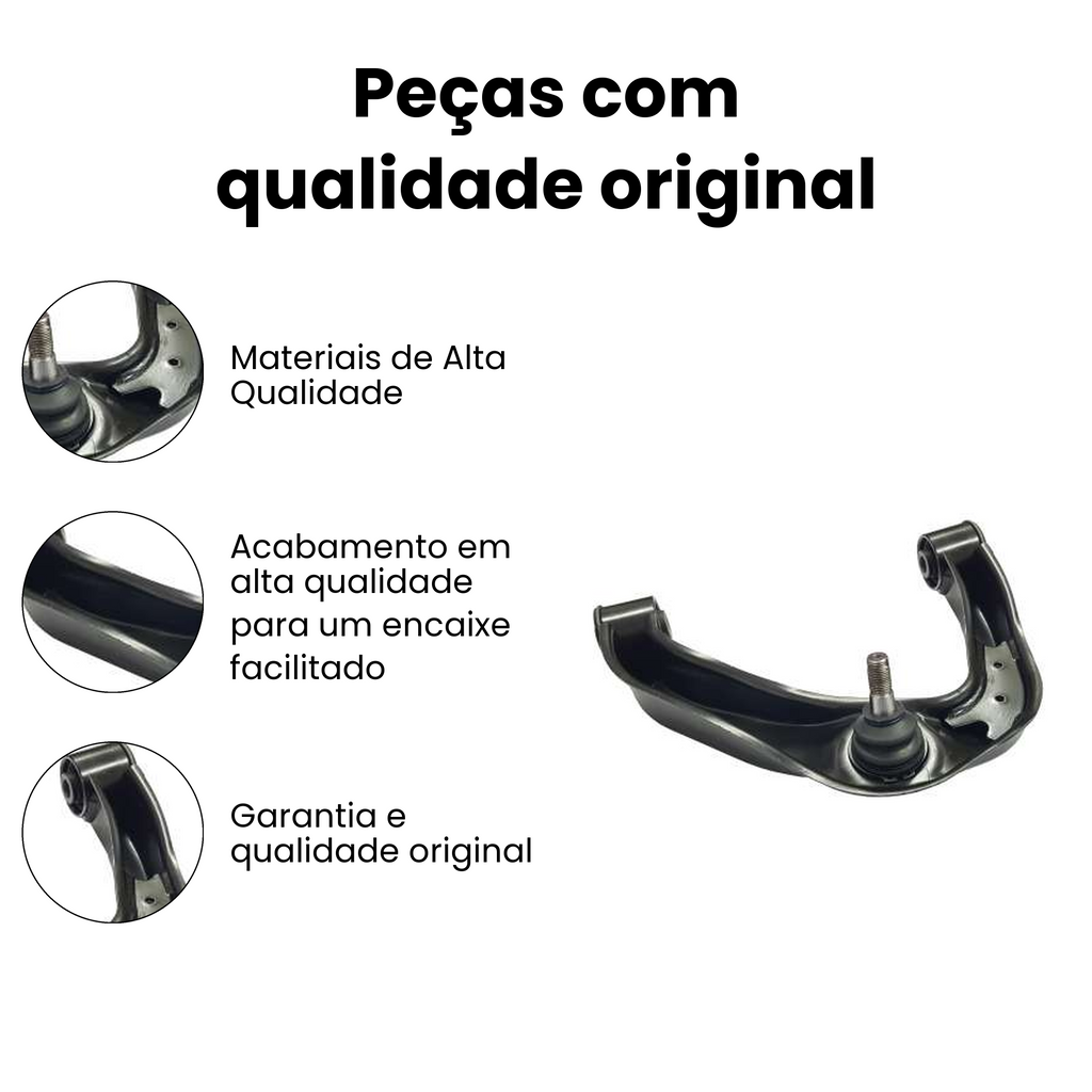 Bandeja Suspensão Dianteira Esquerda Superior Nissan - Imagem 3