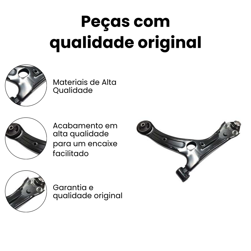 Bandeja Suspensão Dianteiro Direito Inferior Corolla - Imagem 3