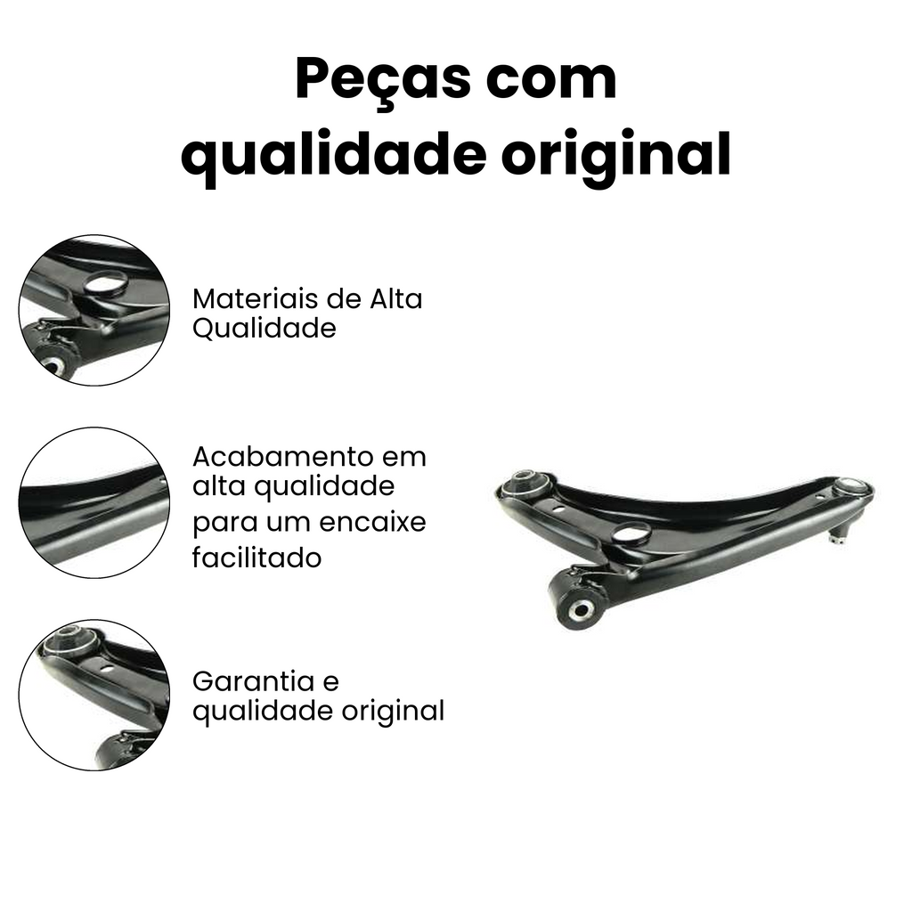 Bandeja Suspensão Dianteira Direita Inferior Honda Fit - Imagem 3