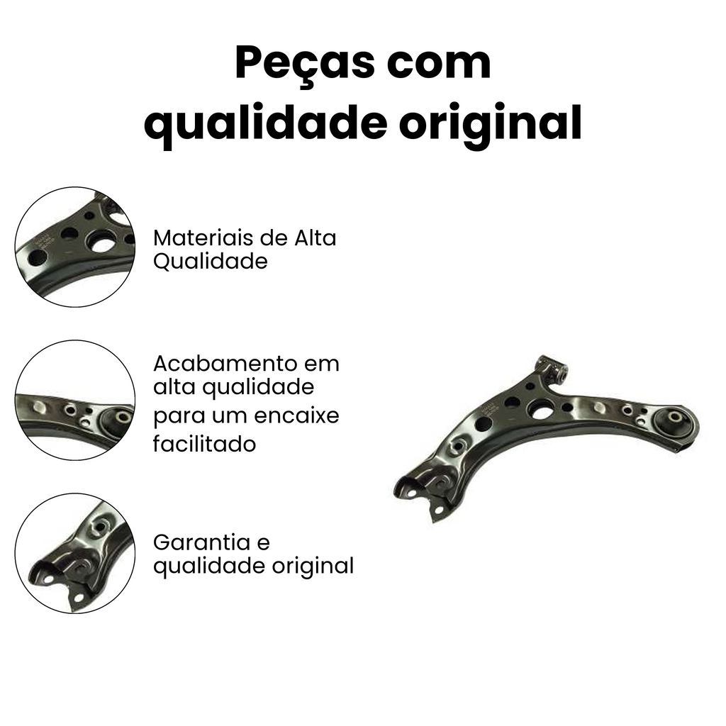 Bandeja Suspensão Dianteira Direita Inferior Corolla - Imagem 3