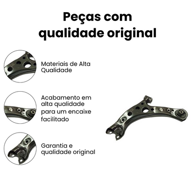 Bandeja Suspensão Dianteira Direita Inferior Corolla - Imagem 3