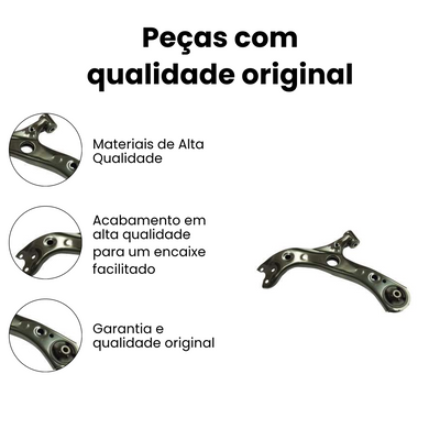 Bandeja Suspensão Dianteira Esquerda Inferior Corolla - Imagem 3