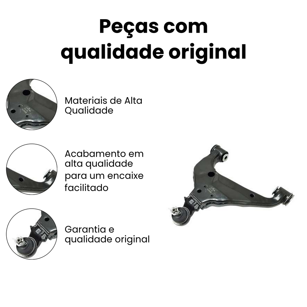 Bandeja Suspensão Dianteira Esquerda Inferior Hilux - Imagem 3