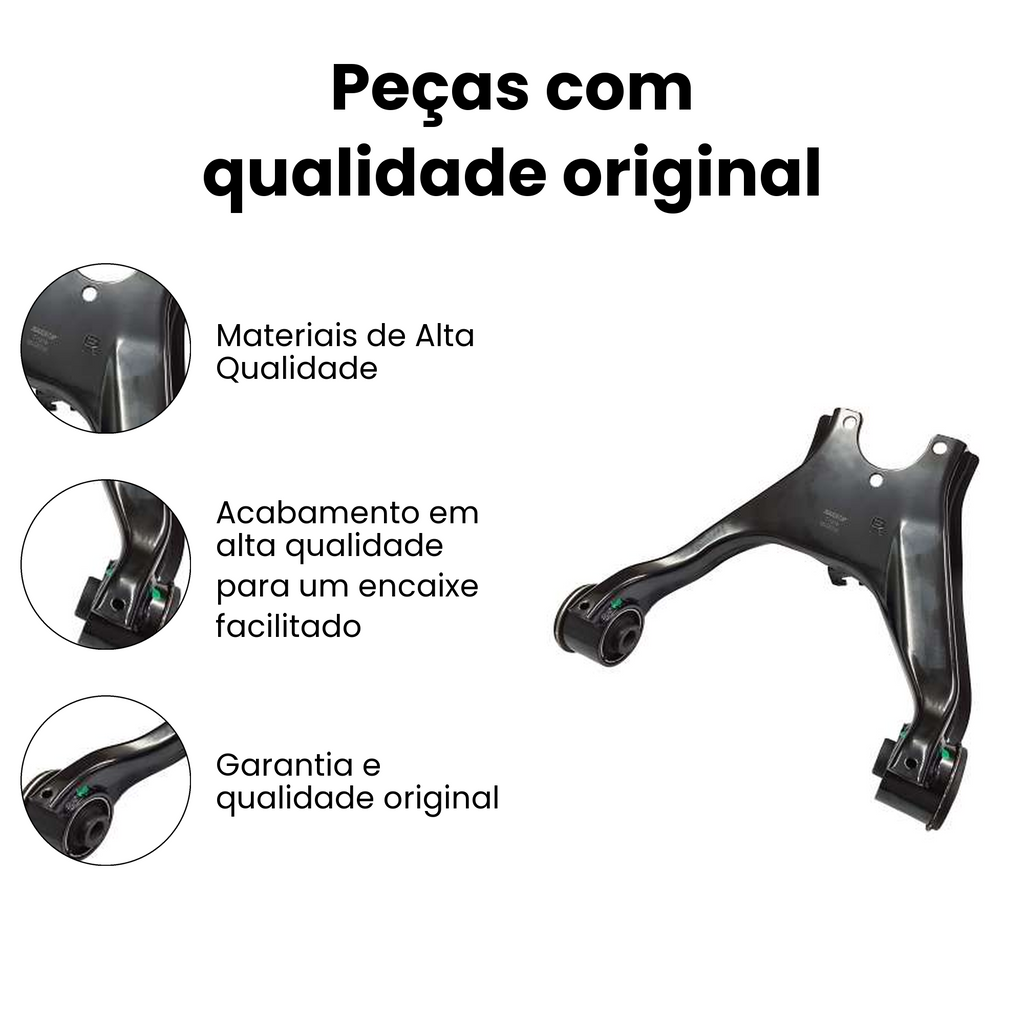 Bandeja Suspensão Dianteira Direita Superior Pajero L200 - Imagem 3