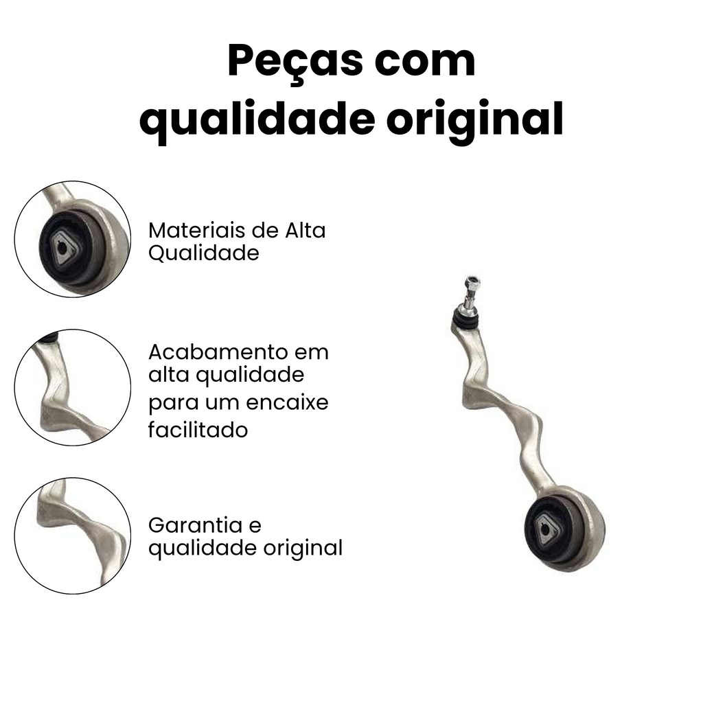 Braço Suspensão Dianteiro Esquerdo BMW X1 Série 3 - Imagem 3