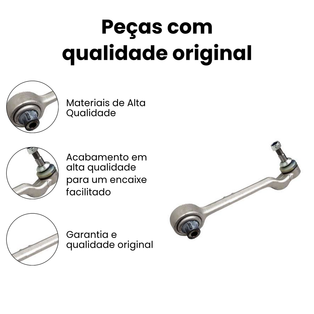 Braço de Suspensão Dianteiro Esquerdo Inferior BMW - Imagem 3