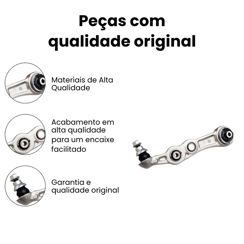 BRACO DE SUSPENSAO DIANTEIRO DIREITO INFERIOR MERCEDES BENZ NBJ9018DP - Imagem 3