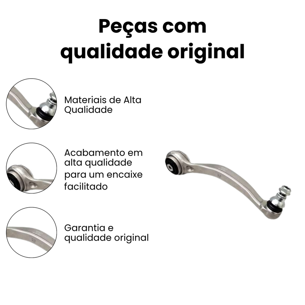 BRAÇO DE SUSPENSÃO DIANTEIRO ESQUERDO INFERIOR MERCEDES BENZ NBJ9019EP - Imagem 3