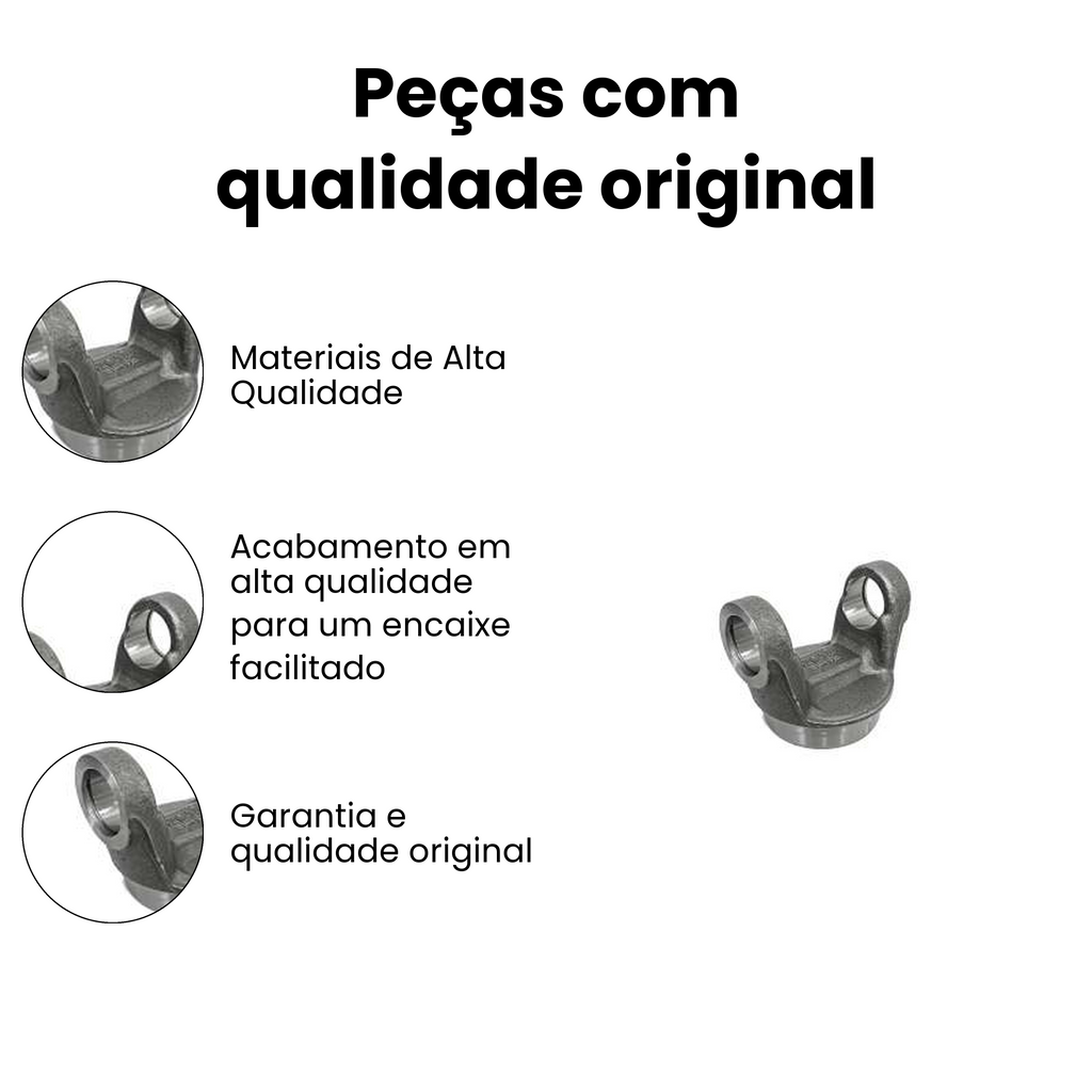 Garfo Cardan Toyota Hilux 4x4 1350 Series 1997-2008 - Imagem 3