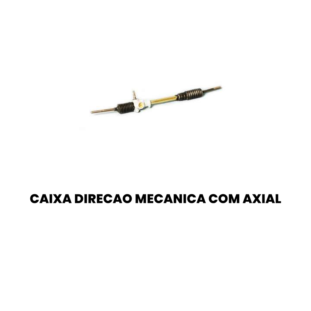 Caixa Direção Mecânica Com Axial Fiat Uno Fiorino - Imagem 2