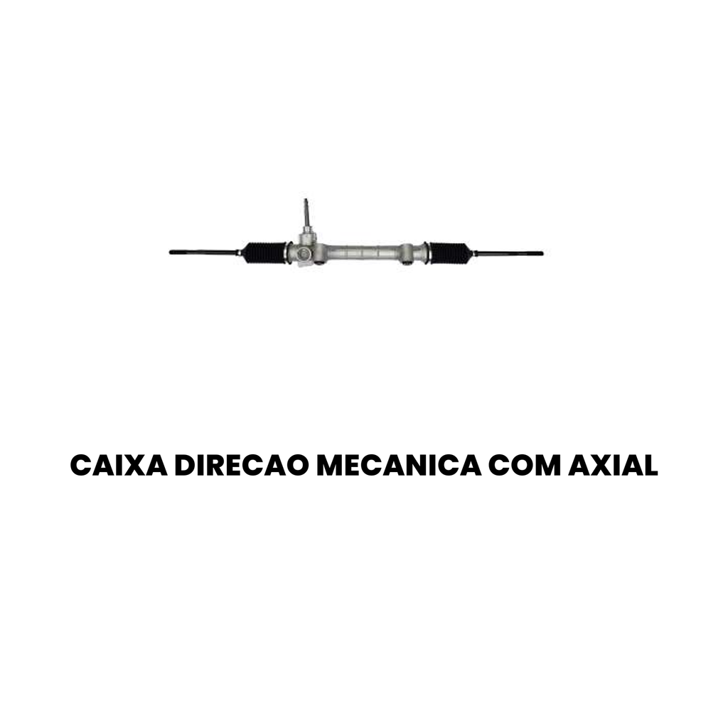 Caixa Direção Mecânica Com Axial Fiat Strada Siena Palio - Imagem 2