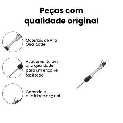 Caixa Direção Mecânica Com Axial Fiat Uno 2010-2016 Fiorino - Imagem 3