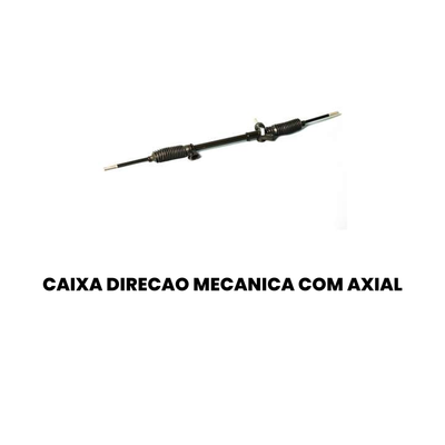 Caixa Direção Mecânica Sem Axial Ford Fiesta Courier - Imagem 2