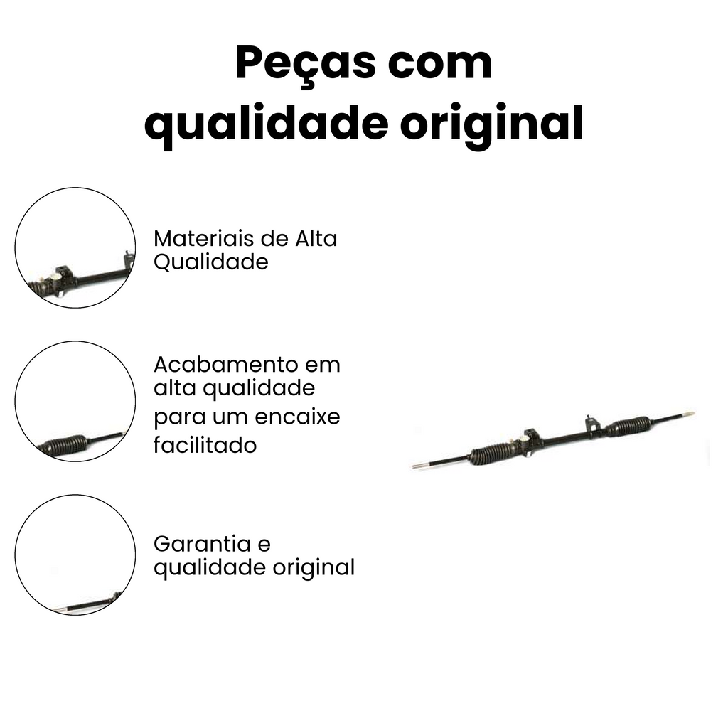 Caixa Direção Mecânica Sem Axial Ford Fiesta Ka - Imagem 3