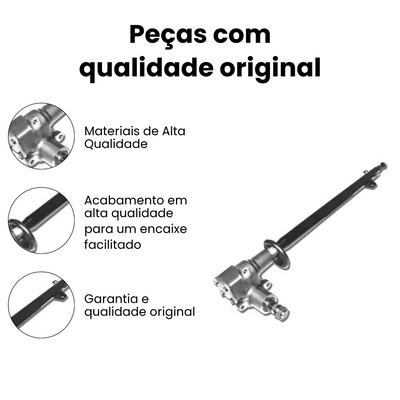 Caixa de Direção Mecânica Sem Axial Kombi VW - Imagem 3