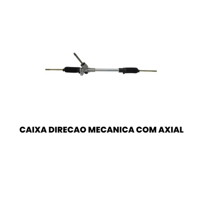 Caixa Direção Mecânica Sem Axial VW Polo Fox - Imagem 2