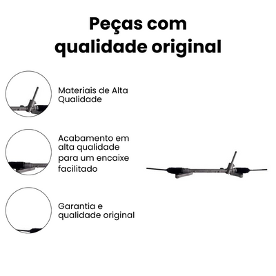 Caixa de Direção Mecânica Sem Axial Ford Fiesta - Imagem 3