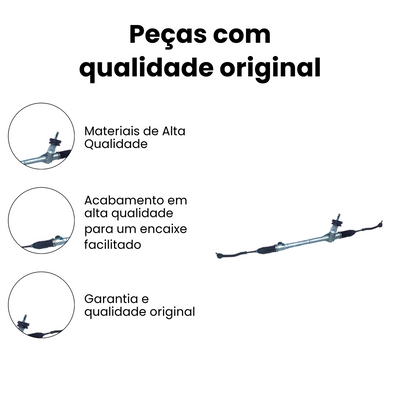 Caixa Direção Mecânica com Axial Nissan Kicks 2017-2023 - Imagem 3