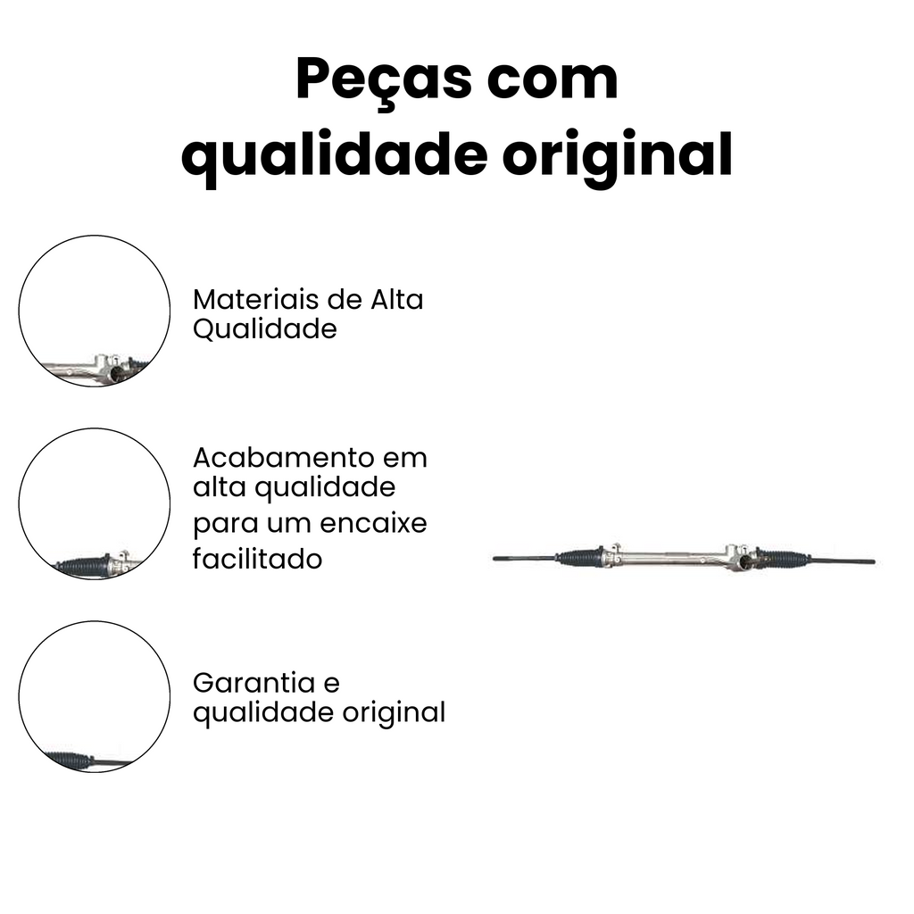 Caixa Direção Elétrica Com Axial VW Polo Virtus T-Cross - Imagem 3