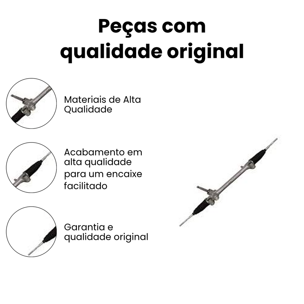 Caixa Direção Mecânica com Axial Toyota Etios Sedan 2011-201 - Imagem 2