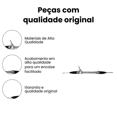 Caixa de Direção Mecânica com Axial Toyota Yaris 2018-2021 - Imagem 3