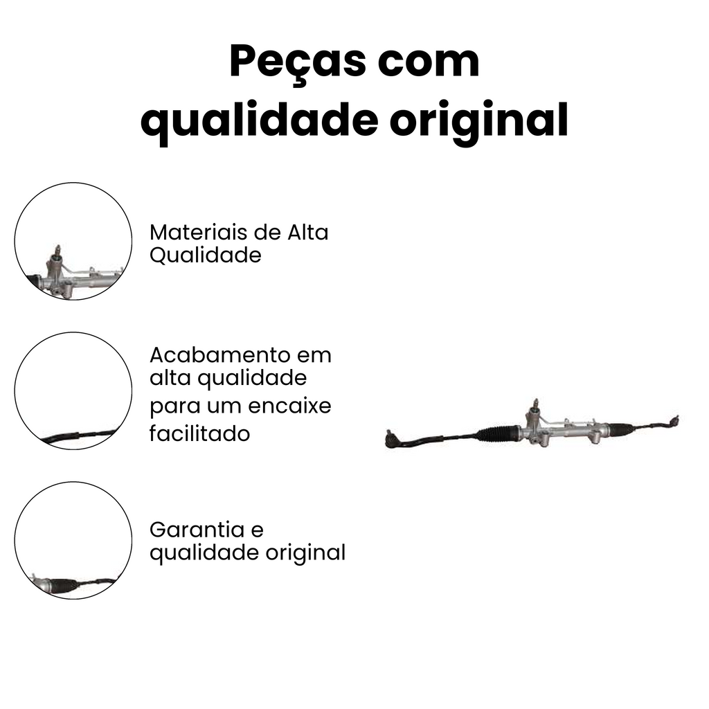 Caixa Direção Hidráulica C/ Axial Fiat Uno/Palio - Imagem 3