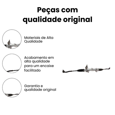 Caixa Direção Hidráulica C/ Axial Fiat Uno/Palio - Imagem 3