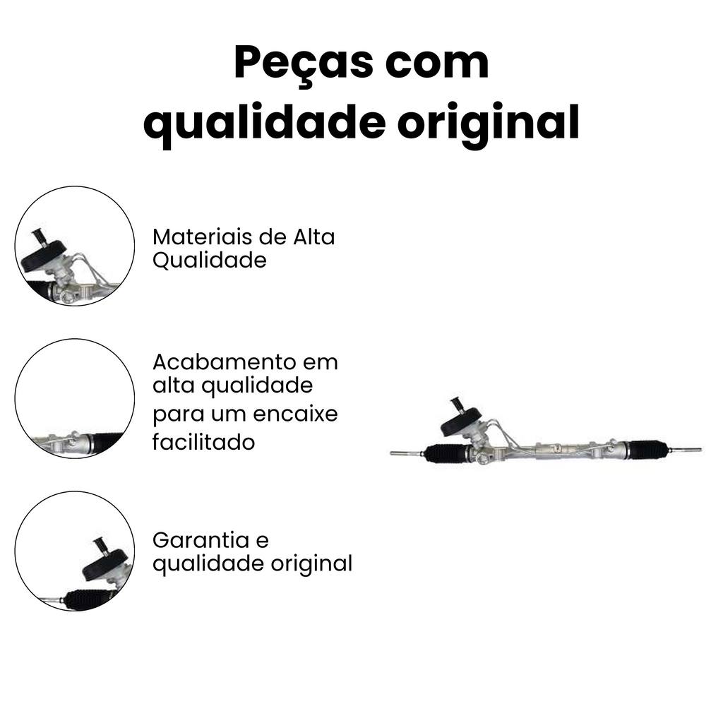 Caixa Direção Hidráulica Com Axial Logan Sandero - Imagem 3