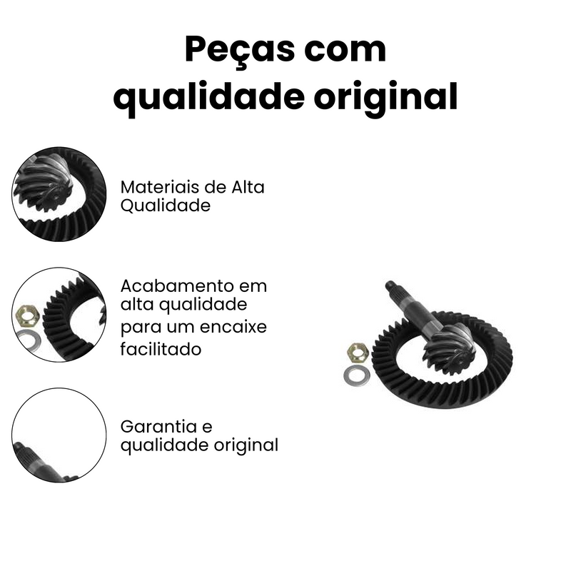 Kit Coroa e Pinhão Dana 44 Ford Ranger - Imagem 3