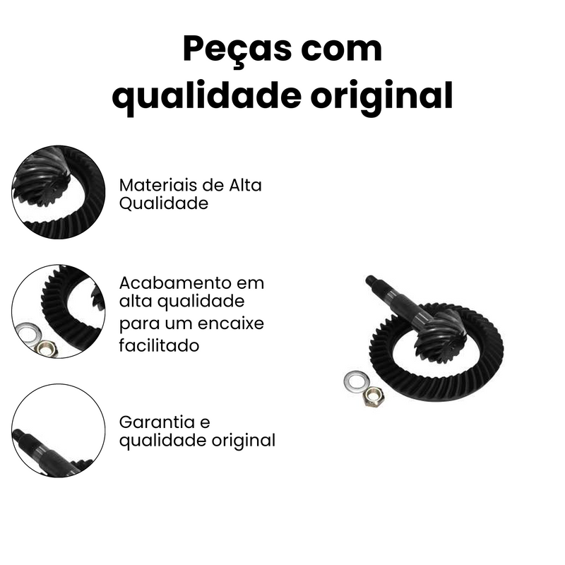 Kit Coroa Pinhão Dana 44 Ford Ranger - Imagem 3
