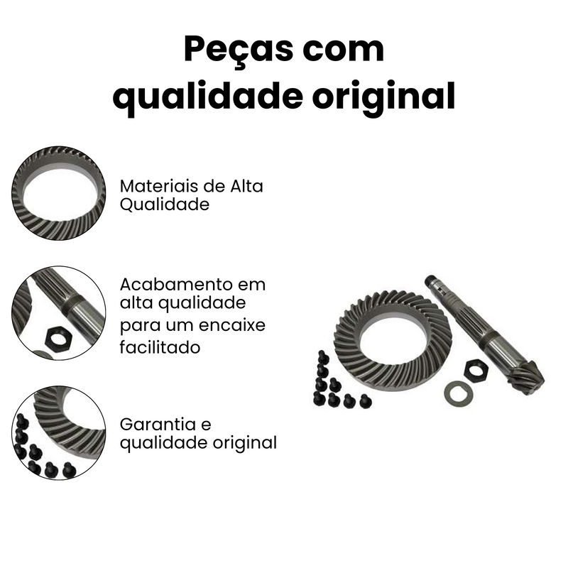 Kit Coroa Pinhão Câmbio Volkswagen Kombi - Imagem 3