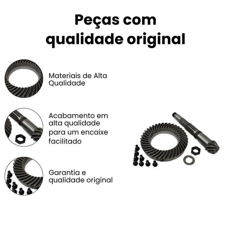 Kit Coroa Pinhão Câmbio VW Kombi 1.4 - Imagem 3