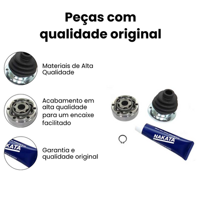 Junta Homocinética Deslizante Dianteira Câmbio Gol - Imagem 3