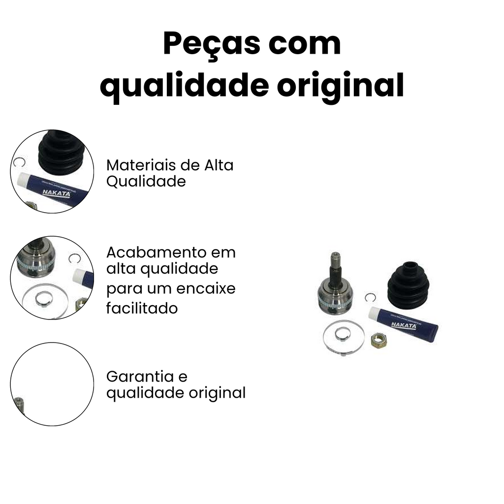 Junta Fixa Roda Direito/Esquerdo Renault Master - Imagem 3