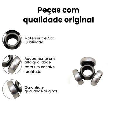 Tripeça Câmbio Direito Esquerdo Renault Ford Duster Fusion - Imagem 3