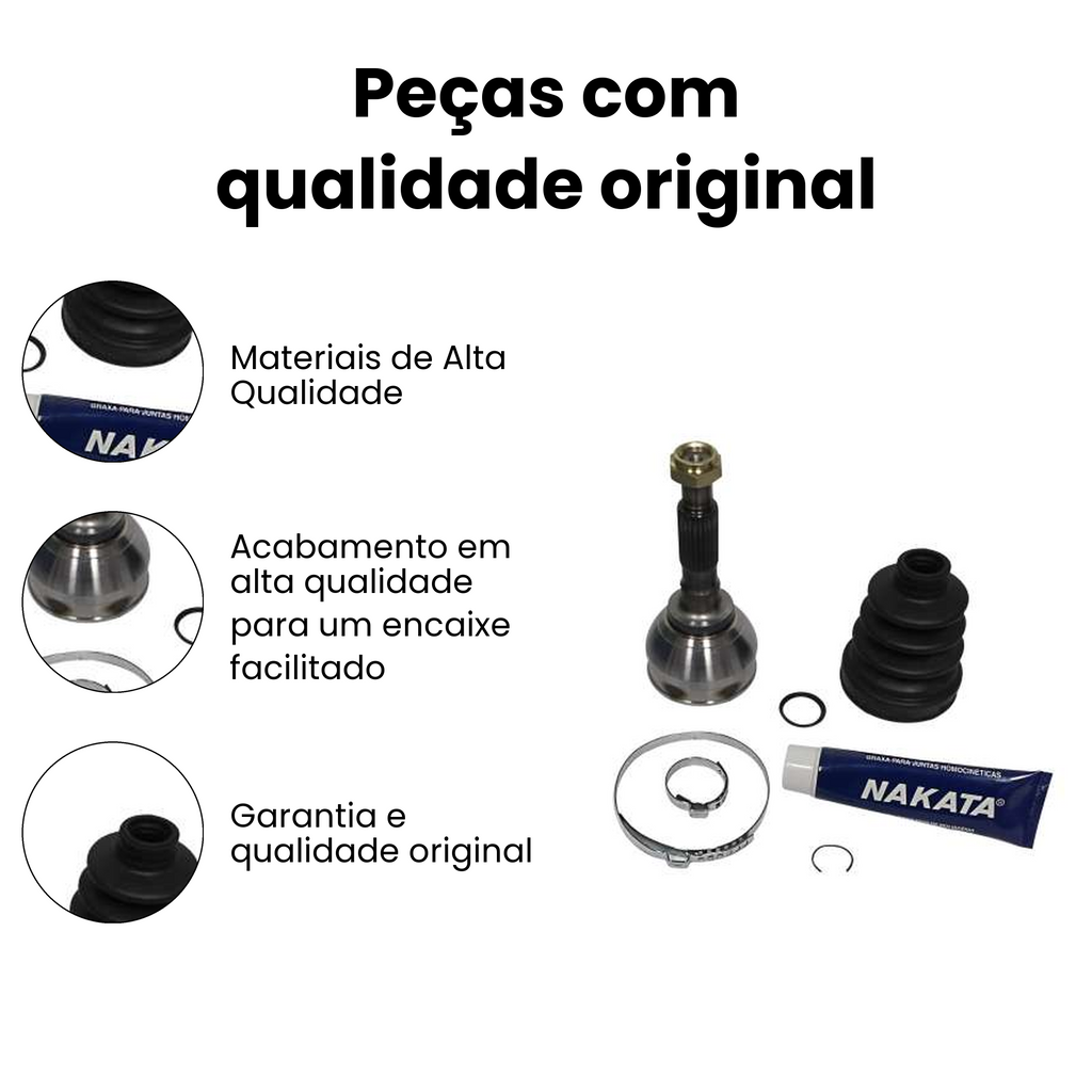 Junta Fixa Roda Direito Esquerdo Ford Pampa Del Rey - Imagem 3