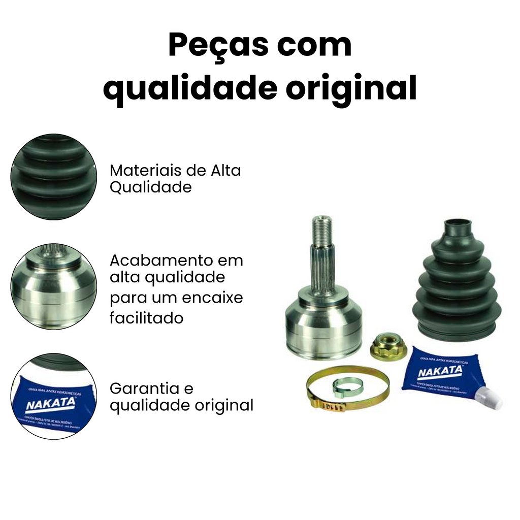 Junta Homocinética Roda VW Voyage Direito/Esquerdo - Imagem 3