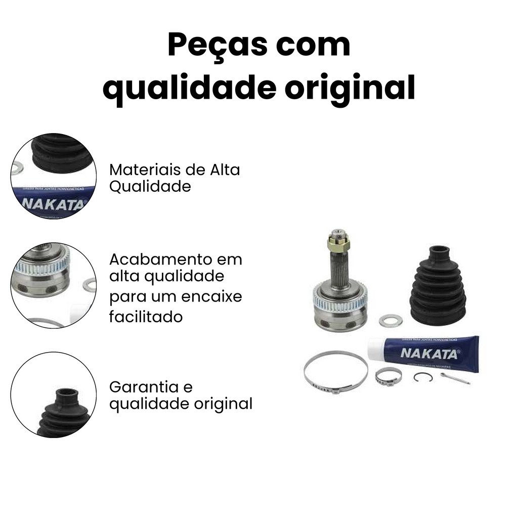 Junta Fixa Roda Direito Esquerdo Hyundai Tucson 2.0 16V - Imagem 3