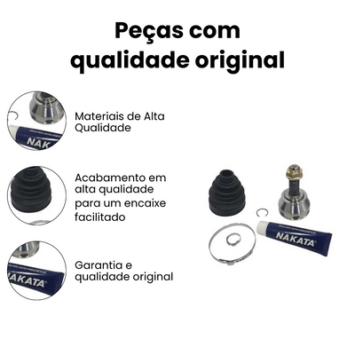 Junta Homocinetica Roda Tempra Tipo Direito/Esquerdo - Imagem 3