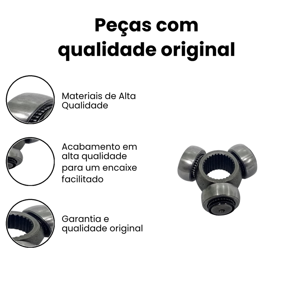 Tripeça Câmbio Direito/Esquerdo Nakata Pampa - Imagem 3