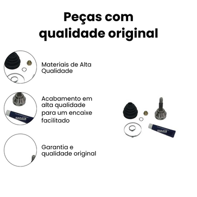 Junta Homocinética Roda Direito/Esquerdo Fiat Fiorino - Imagem 3