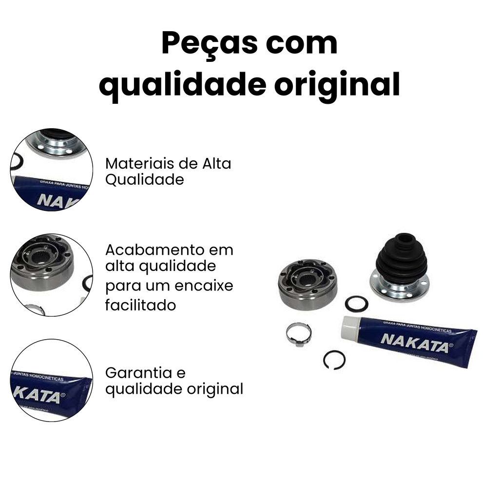 Junta Homocinética Câmbio VW Logus Ford Escort - Imagem 3