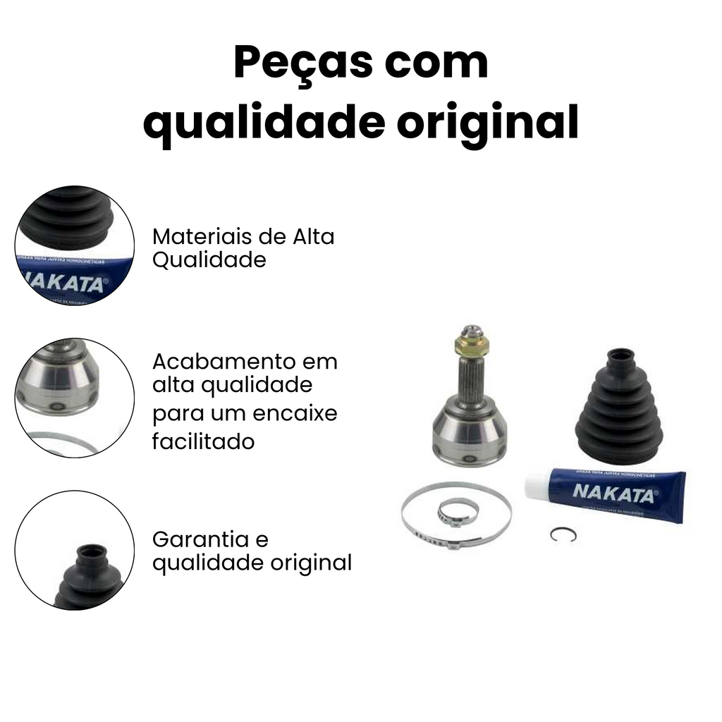 Junta Fixa Dianteiro Direito/Esquerdo Ford Ecosport - Imagem 3