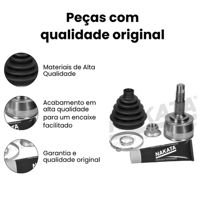 Junta Homocinética Fixa Dianteira Roda Fiat Uno - Imagem 3