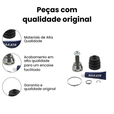 Junta Fixa Roda Esquerda Ford Fiesta 1.6 2012-2019 - Imagem 3